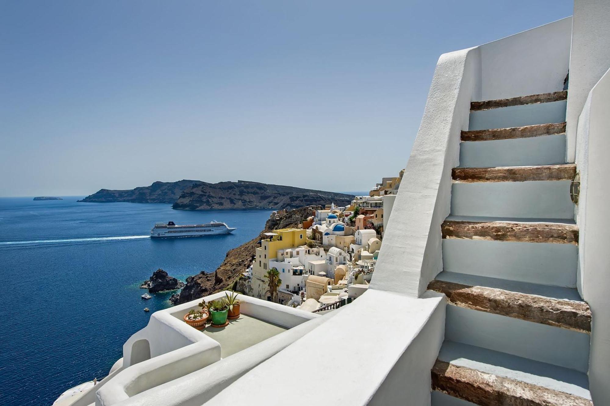 Villa Calliope Aegean Views Ия Экстерьер фото